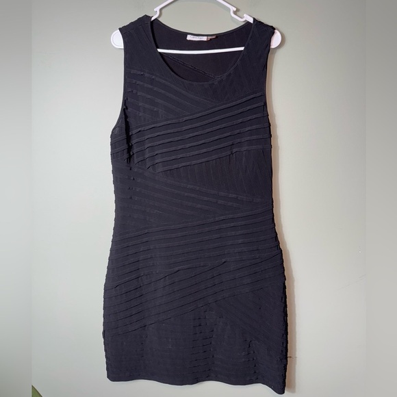 Calvin‎ Klein Women’s Black Dress Stretchy Hidden Zipper on Side Size 14 - Picture 1 of 5